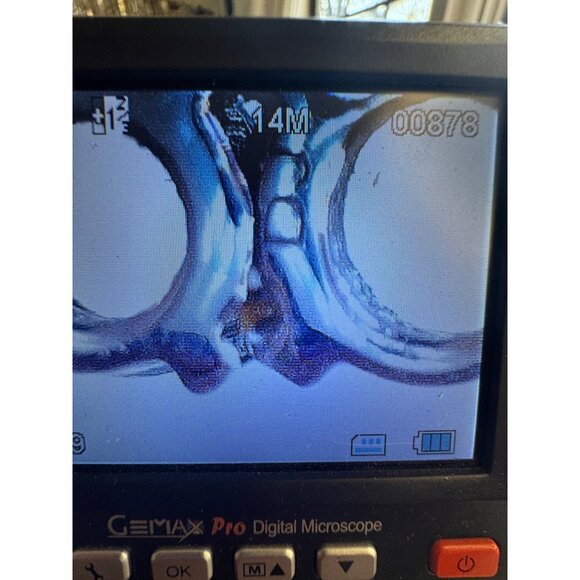 Estate Yellow & White Cubic Zirconia Drop Dangle Earrings 925 Silver 6.40g - Picture 7 of 11